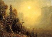Albert Bierstadt Study_for_Yosemite_Valle painting